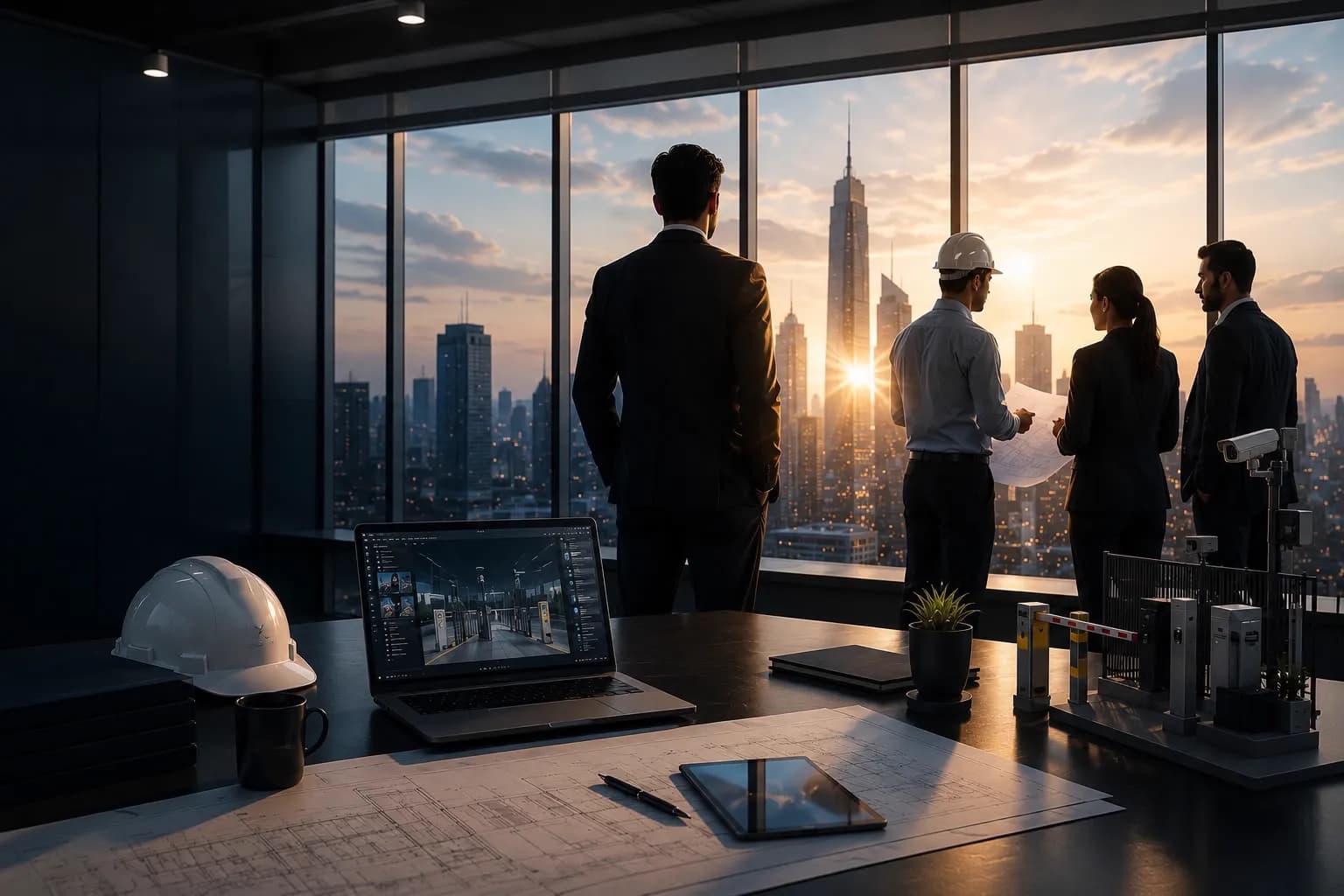Al Burhan Enterprises careers — team looking over the city skyline